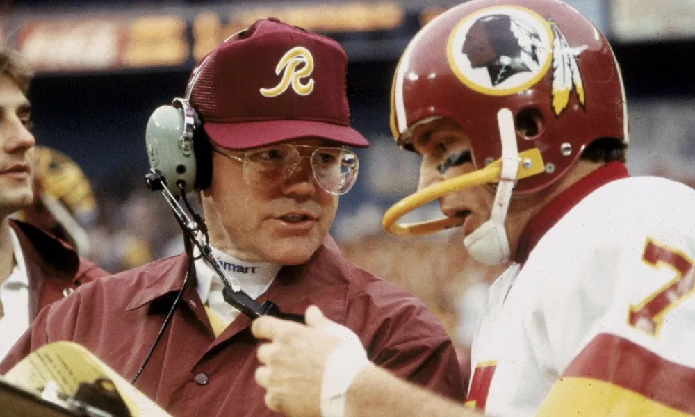 Joe Gibbs, Joe Theismann and the Washington Redskins